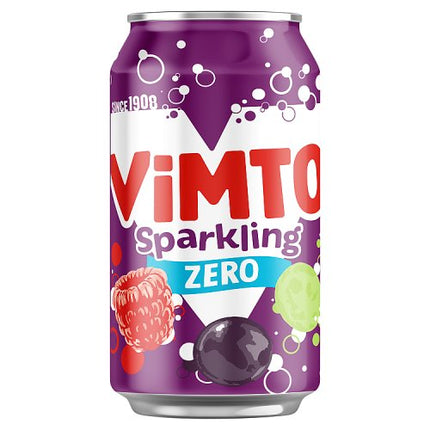 Vimto Fizzy Zero 330ml can alternate view 2