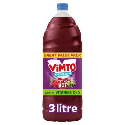 Vimto No Added Sugar Squash 3L