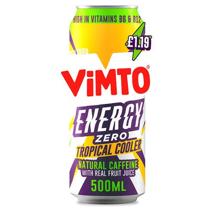 Vimto Energy Tropical 500ml £1.19