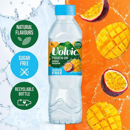 Volvic Touch of Fruit - Sugar Free Mango & Passionfruit 500ml