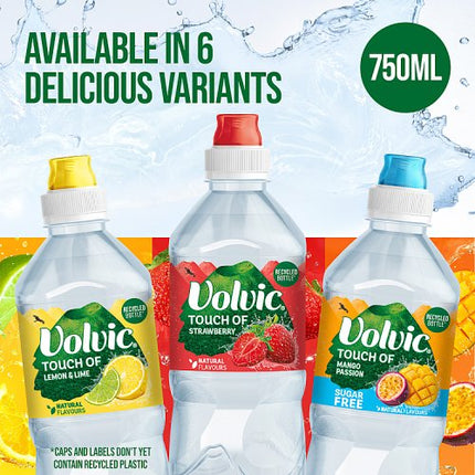 Volvic Touch of Fruit - Summer Fruits Sugar Free 750ml Sports Cap
