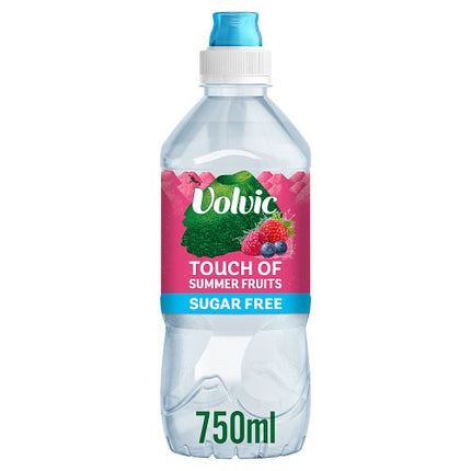 Volvic Touch of Fruit - Summer Fruits Sugar Free 750ml Sports Cap
