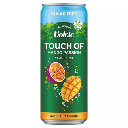 Volvic Touch of Fruit Sparkling - Mango Passion Sugar Free 330ml
