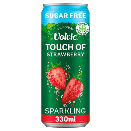 Volvic Touch of Fruit Sparkling - Strawberry Sugar Free 330ml