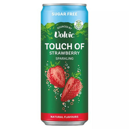 Volvic Touch of Fruit Sparkling - Strawberry Sugar Free 330ml