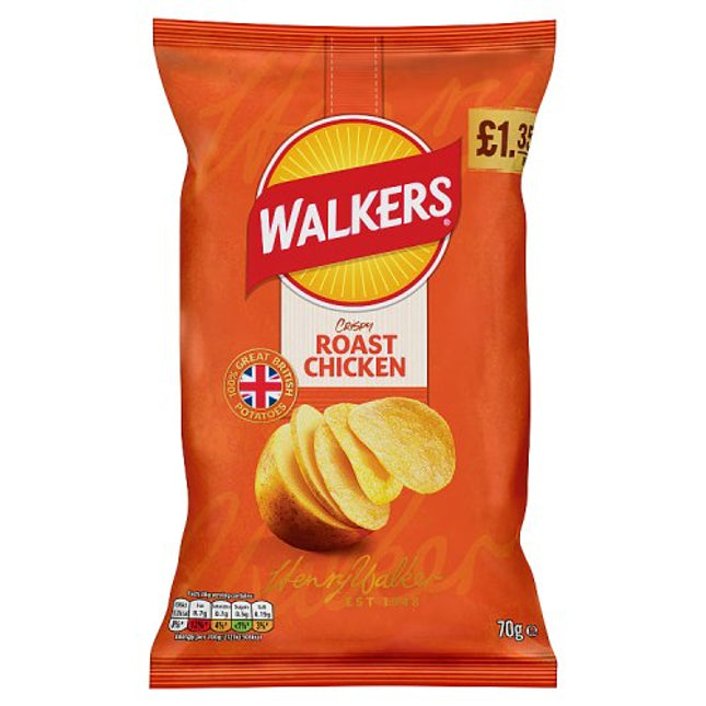 Walkers Roast Chicken 70g £1.35