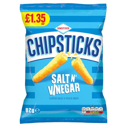 Smiths Chipsticks Salt & Vinegar PMP £1.35 82g