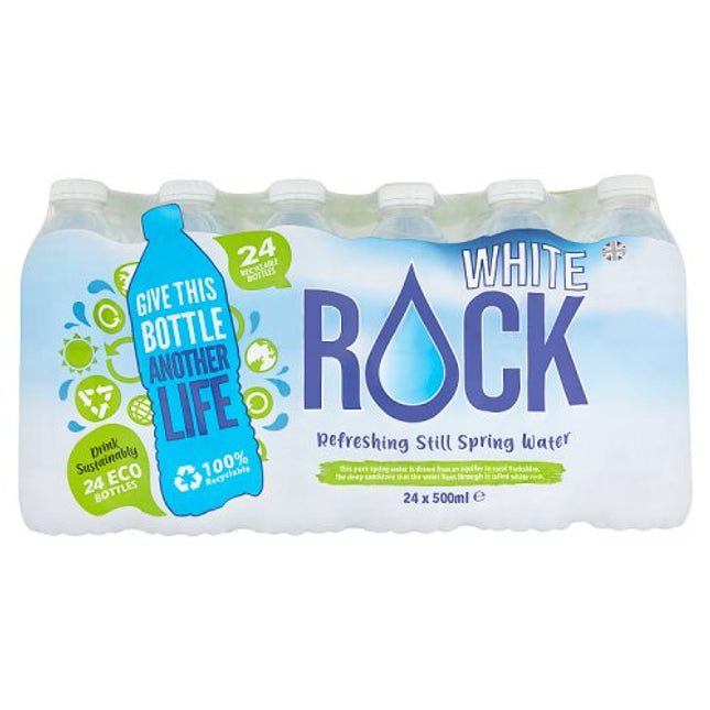 White Rock Spring Water 24 x 500ml