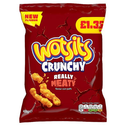 Wotsits Crunchy Really Meaty 48g PM £1.35