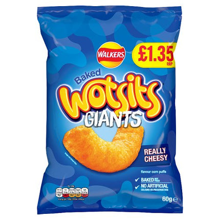 Walkers Wotsits Giants Really Cheesy £1.35 60g