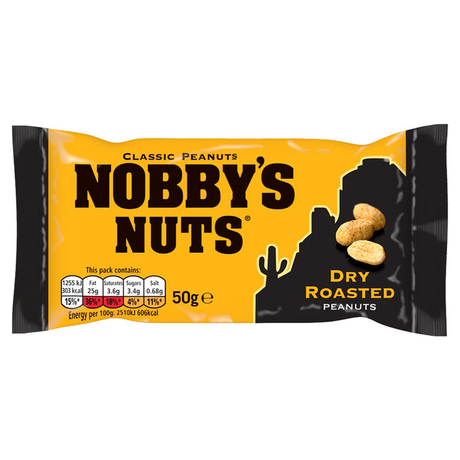 Nobbys Nuts Dry Roasted Peanuts 50g alternate view 2