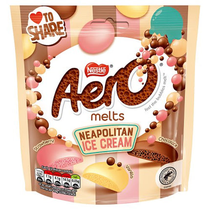 WIGIG Aero Melts Neapolitan Ice Cream Pouch 90g
