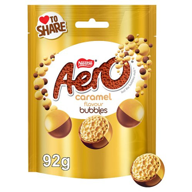 Aero Bubbles Caramel Pouch 92g