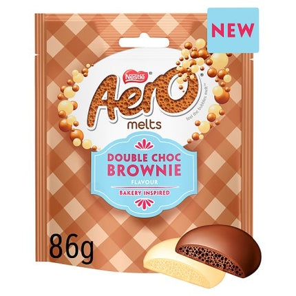 Aero Melts Double Chocolate Brownie Pouch 86g