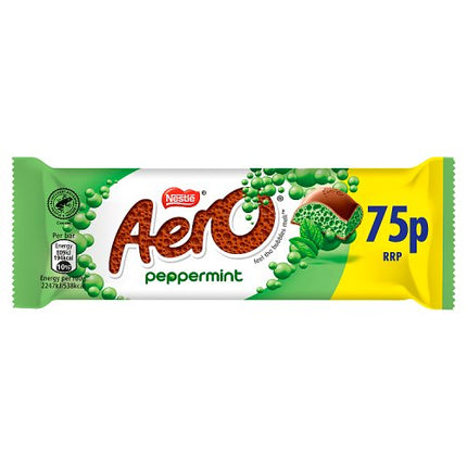 Aero Bubbly Peppermint 36g 75p