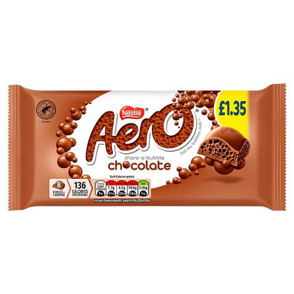 Aero Giant Milk Block Bar 90g
