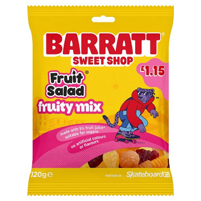 Barratts Fruit Salad Fruity Mix 120g