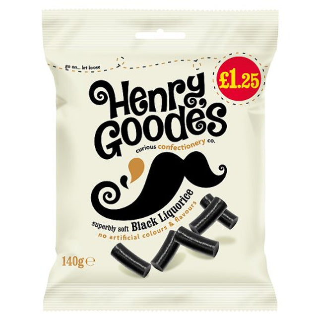 Henry Goodes Soft Liquorice 140g £1.25
