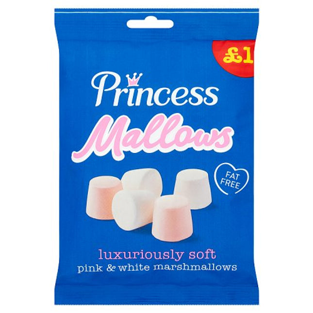 Princess Pink & White Marshmallows 150g