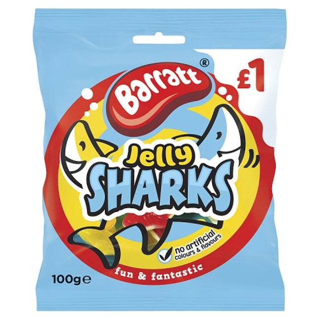 Barratt Fun & Fantastic Jelly Sharks 100g
