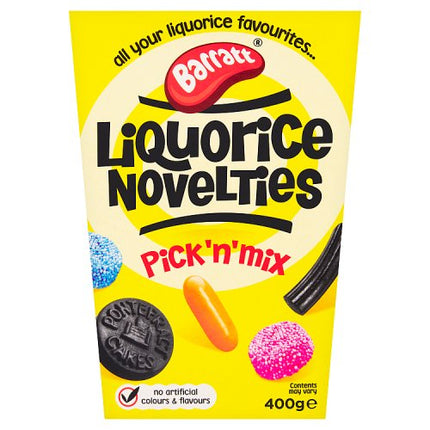 Barratt Liquorice Novelties Carton 400g