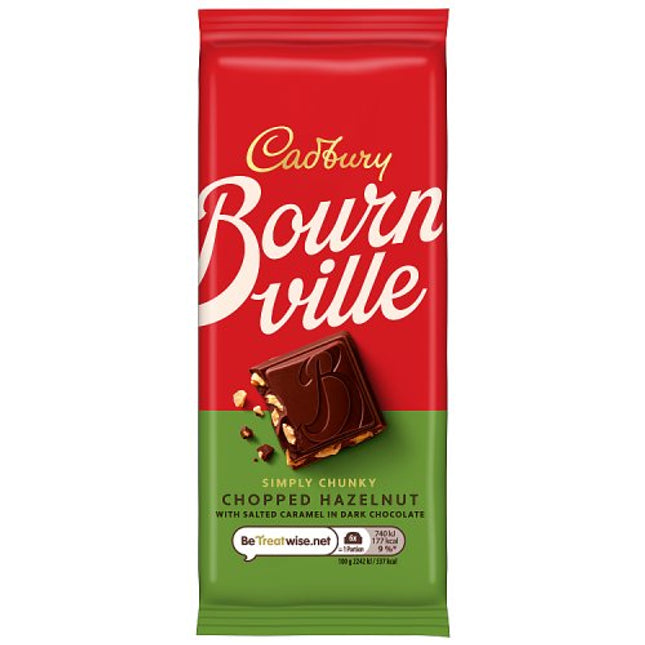 Cadbury Bournville Caramel Hazelnut 100g