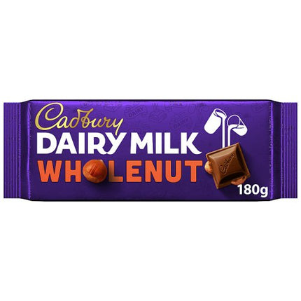 Cadbury Dairy Milk Wholenut Block 180g