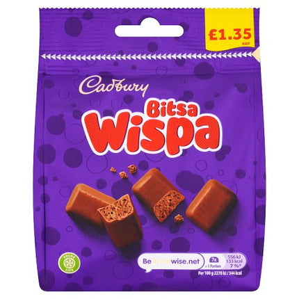 Cadbury Bitsa Wispa 95g £1.35