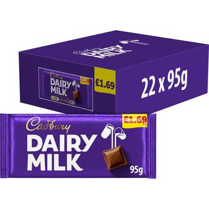 Cadbury Dairy Milk Block Bar 95g £1.69