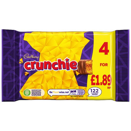 Cadbury Crunchie 4 Pack 104.4 £1.89