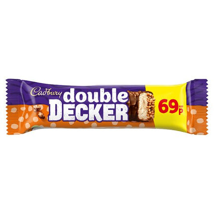 Cadbury Double Decker Chocolate Bar 69p PMP 54.5g