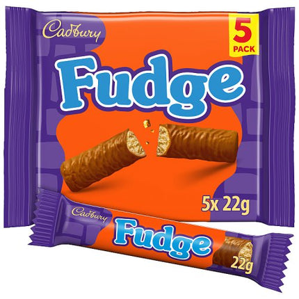 Cadbury Fudge Bar 5 Pack 110g
