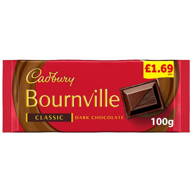 Cadbury Bournville Chocolate Block 100g alternate view 2