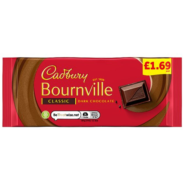 Cadbury Bournville Chocolate Block 100g