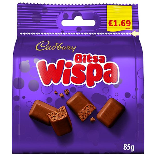 Cadbury Bitsa Wispa Chocolate Bag 85g