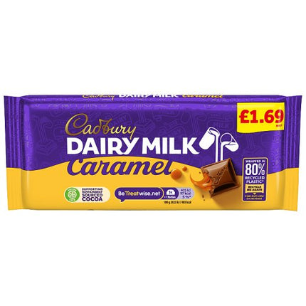 Cadbury Caramel Chocolate Block 120g