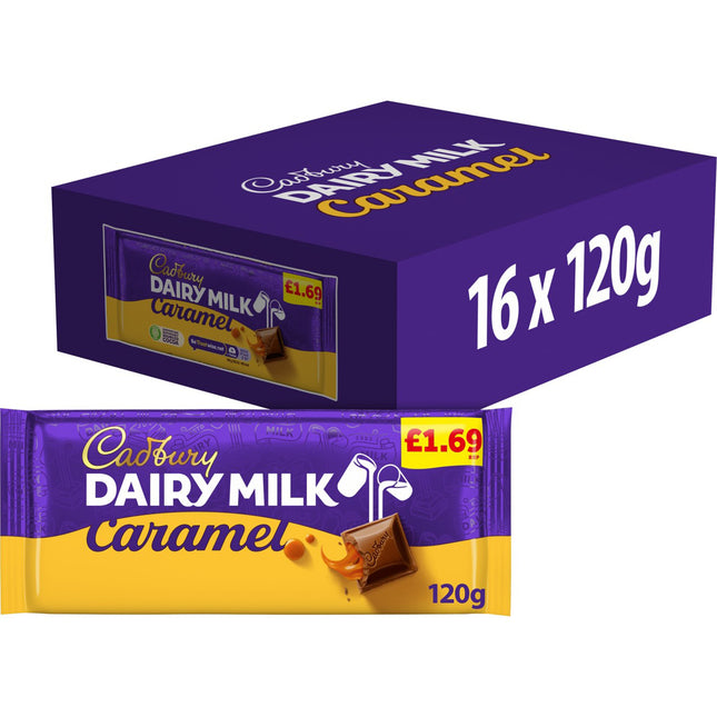 Cadbury Caramel Chocolate Block 120g