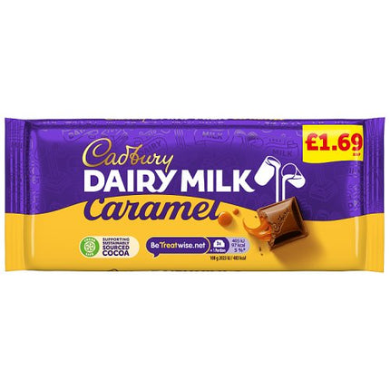 Cadbury Caramel Chocolate Block 120g