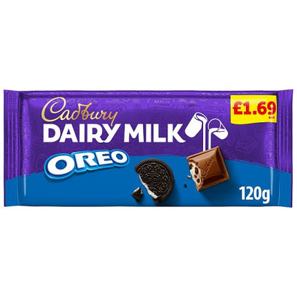Cadbury Dairy Milk with Oreo Chocolate Block 120g