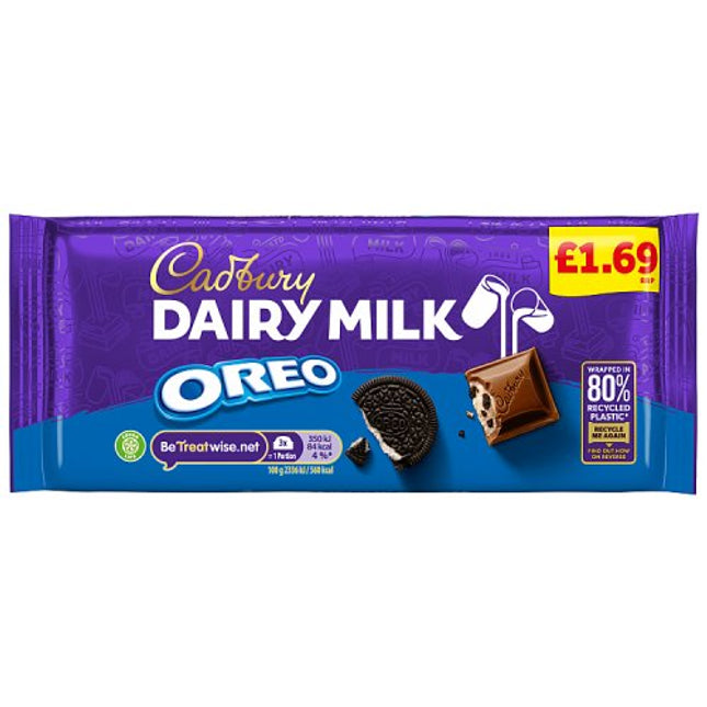 Cadbury Dairy Milk with Oreo Chocolate Block 120g