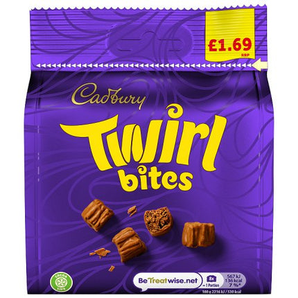 Cadbury Twirl Bites Chocolate Bag 85g £1.69