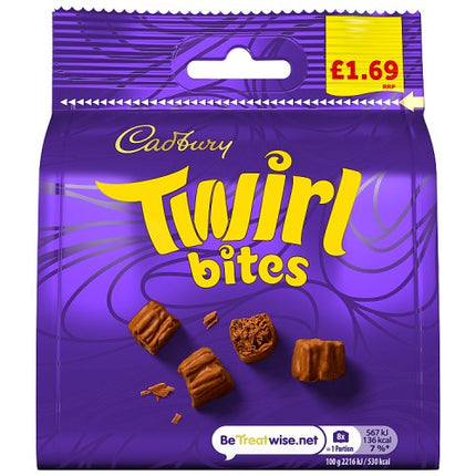 Cadbury Twirl Bites Chocolate Bag 85g