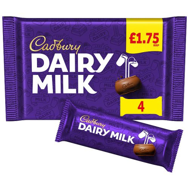 Cadbury Dairy Milk 4pk 108.8g £1.75