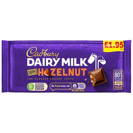 Cadbury Dairy Milk Chopped Nut Bar 95g £1.95