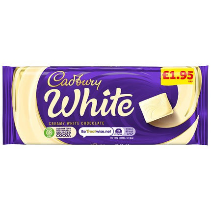 Cadbury Dairy Milk White Chocolate Bar 90g £1.95
