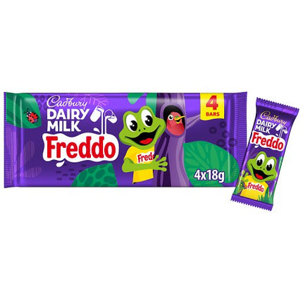 Cadbury Dairy Milk Freddo Chocolate Bar 4 Pack Multipack 72g