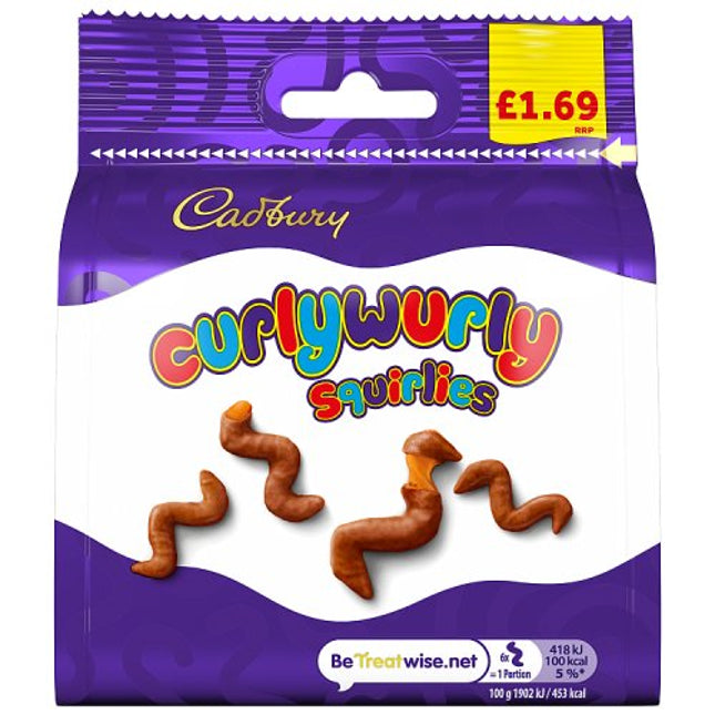 Cadbury Curly Wurly Squirlies 85g