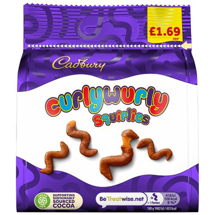 Cadbury Curly Wurly Squirlies 85g £1.69