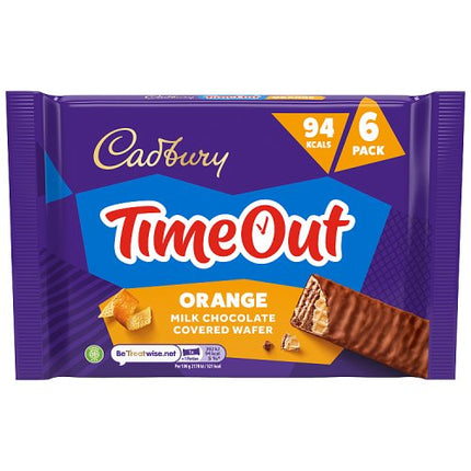 Cadbury Time Out Orange 6 Pack 108g