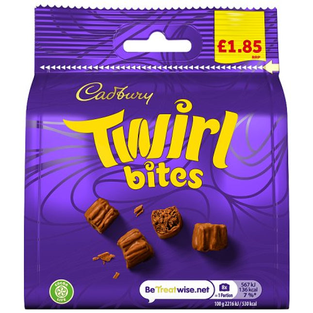 Cadbury Twirl Bites 85g £1.85